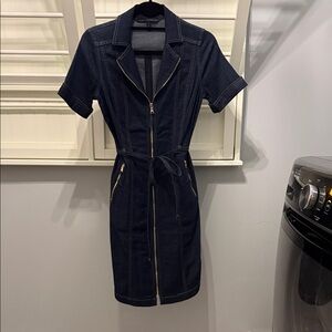White House Black Market Dark Denim Dress